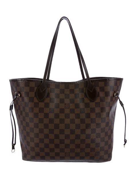 Damier Ebene Neverfull MM straps 